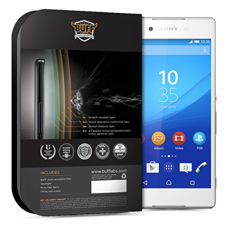 Buff Xperia Z3+/Z4 ile Uyumlu Darbe Emici Film