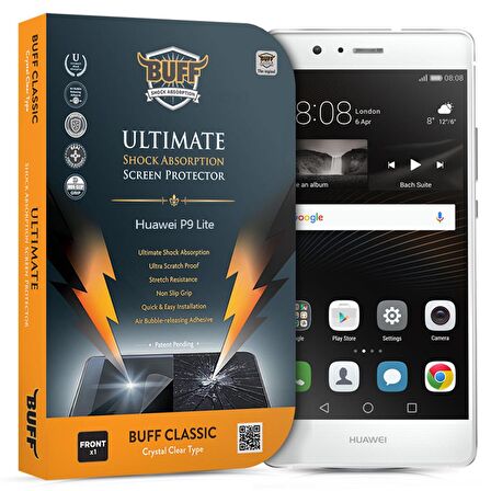 Buff P9 Lite ile Uyumlu Darbe Emici Ekran Koruyucu Film