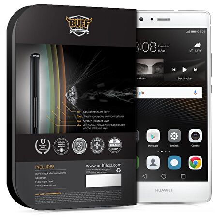 Buff P9 Lite ile Uyumlu Darbe Emici Ekran Koruyucu Film
