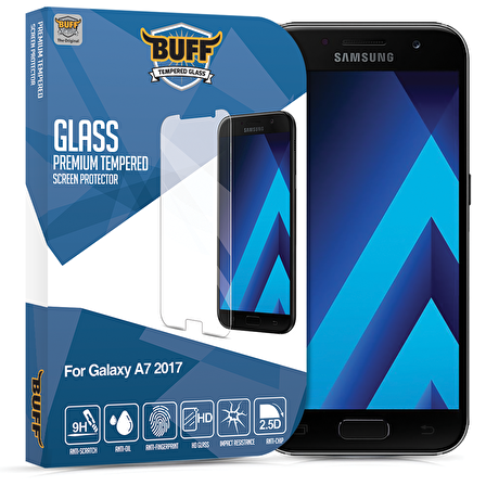 Buff Glass Galaxy A7 2017 ile Uyumlu Ekran Koruyucu Cam