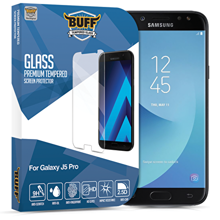 Buff Glass Galaxy J5 Pro ile Uyumlu Ekran Koruyucu Cam