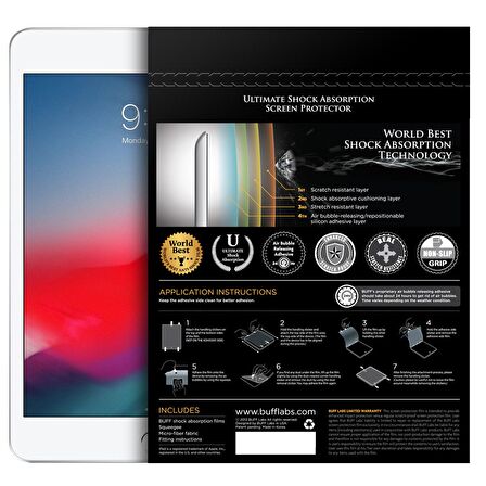 Buff iPad Mini 5 ile Uyumlu Ekran Koruyucu