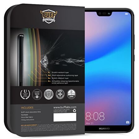 Buff P20 Lite ile Uyumlu Ekran Koruyucu