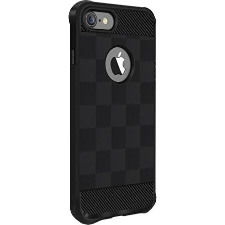 Buff iPhone 7 ile Uyumlu Black Armor Kılıf