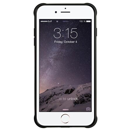 Buff iPhone 7 Plus ile Uyumlu Black Armor Kılıf
