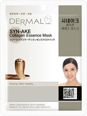 DERMAL Sıkılaştırıcı Yaşlanma Karşıtı Syn-ake Kolajen Maske X10 Adet