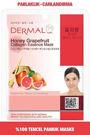 DERMAL HONEY GRAPEFRUIT COLLAGEN ESSENCE MASK 23 GR