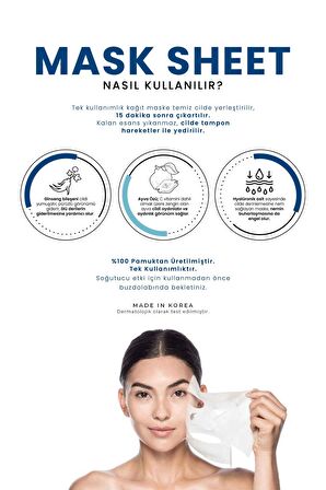 İnci Özü İçeren Aydınlatıcı Kağıt Maske Esfolio Pearl Essence Mask Sheet