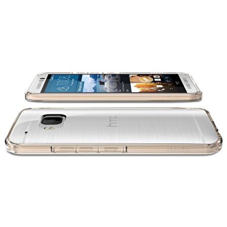 Spigen HTC One M9 ile Uyumlu Kılıf Ultra Hybrid Champagne Gold
