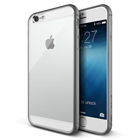 Verus iPhone 6 4.7 Case Crystal Mixx Series Kılıf Renk  Dark Silver