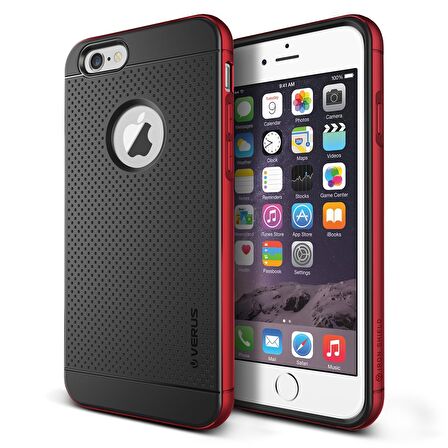 Verus iPhone 6 Plus Case Iron Shield Series Kılıf Renk  Kiss Red
