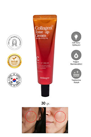 Collagen Tone-Up Cream – Aydınlık ve Eşitlenmiş Cilt Kolajen İçerikli Yüz Kremi 30ml
