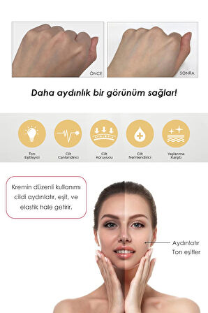 Collagen Tone-Up Cream – Aydınlık ve Eşitlenmiş Cilt Kolajen İçerikli Yüz Kremi 30ml