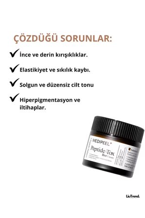 MEDIPEEL Peptide-tox Bor Cream 50 ml Peptit Kompleksi Içeren Krem