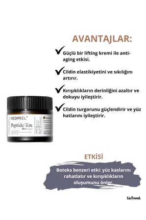 MEDIPEEL Peptide-tox Bor Cream 50 ml Peptit Kompleksi Içeren Krem