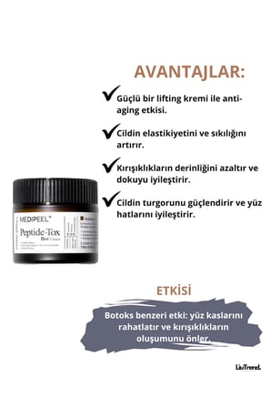 MEDIPEEL Peptide-tox Bor Cream 50 ml Peptit Kompleksi Içeren Krem