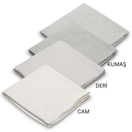 GYEON Q²M InteriorPack EVO İç Aksam Mikrofiber Detaylı Temizlik Bezi Seti 4’Lü Paket - 40x40 Cm