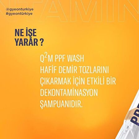 GYEON Q²M PPF Wash PPF Ve Folyolara Özel Demir Tozu Sökücü Yıkama Şampuanı - 1000 Ml