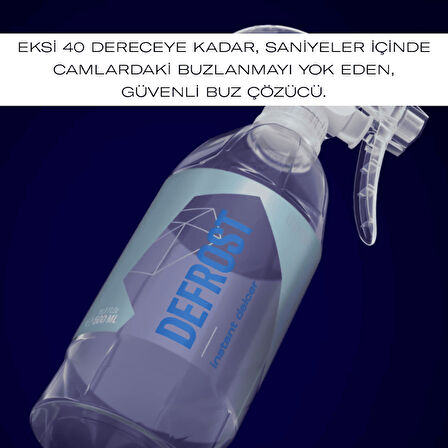 GYEON Q²M DeFrost Cam Kar Buz Çözücü Buzlanma Önleyici - 500 ml