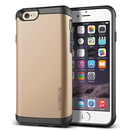 VRS Design iPhone 6 / 6S Damda Veil Kılıf Shine Gold