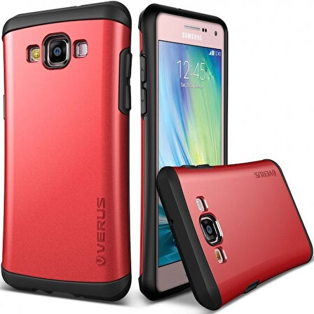 Verus Galaxy A5 ile Uyumlu Case Thor Series Kılıf Renk  Crimson Red