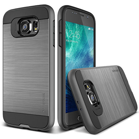 Verus Galaxy S6 Case Verge Kılıf Steel Silver