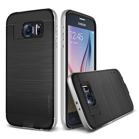 Verus Galaxy S6 Case Iron Shield Kılıf Silver