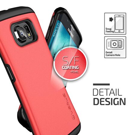 VRS Design Galaxy S6 Edge Thor Hard Drop Crimson Red