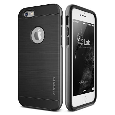 Verus iPhone 6 Plus/6S Plus High Pro Shield Kılıf Steel Silver