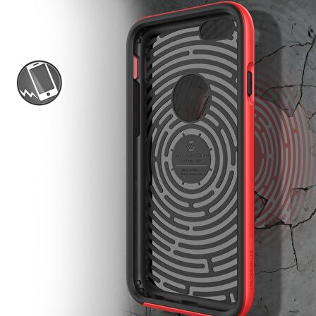 Verus iPhone 6 Plus/6S Plus High Pro Shield Kılıf Crimson Red
