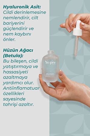 Birch Hyaluron Calming Ampoule Yoğun Nemlendirici Ampul Huş Ağacı Hyaluronic Acid Kore 30ml