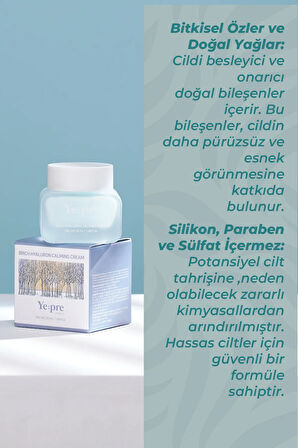 Birch Hyaluron Calming Cream Yoğun Nemlendirici Krem Huş Ağacı Hyaluronic Acid Kore 50ml