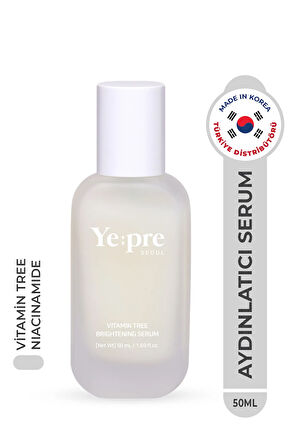 Vitamin Tree Brightening Serum Aydınlatıcı Cilt Tonu Eşitleyici Serum Niacinamide Kore 50ml
