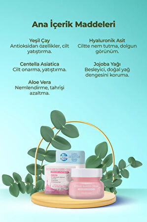 Hassas Ciltler Için Yatıştırıcı, Nemlendirici, S.o.s Bakım Seti - Bariyer Onarıcı Krem & Serum Tonik