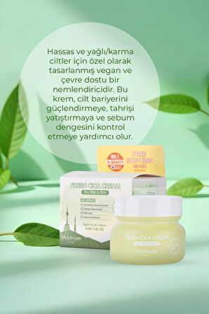 Fresh Cica Cream Akne Karşıtı Sebum Dengeleyici Nemlendirici Yüz Kremi Kore 60ml