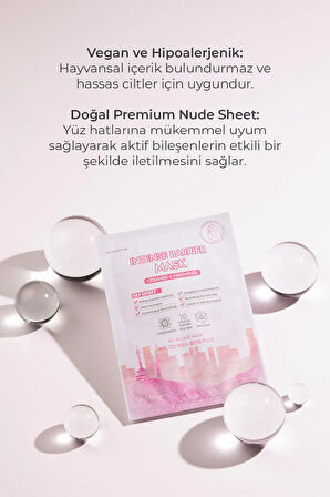 İntense Barrier Mask Kağıt Yüz Maskesi Kuru Ve Hassas Cilt Onarıcı Bariyer Güçlendirici Kore 25ml