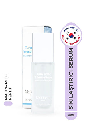 Turn Over Intensive Serum Niacinamide Ve Peptid Sıkılaştırıcı Yenileyici Serum Kore 40ml