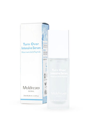 Turn Over Intensive Serum Niacinamide Ve Peptid Sıkılaştırıcı Yenileyici Serum Kore 40ml