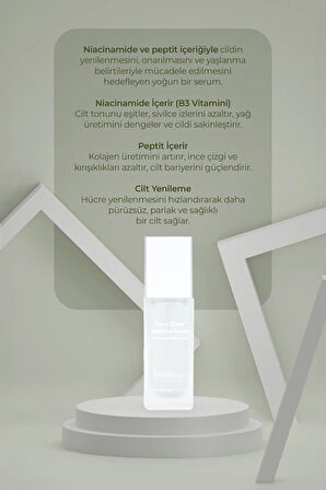 Turn Over Intensive Serum Niacinamide Ve Peptid Sıkılaştırıcı Yenileyici Serum Kore 40ml
