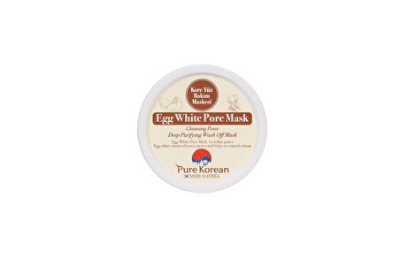 PURE KOREAN EGG WHITE PORE WASH-OFF MASK