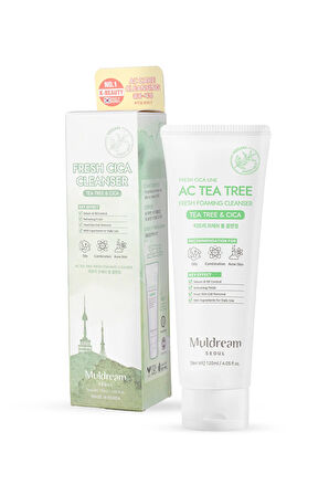 Ac Tea Tree Fresh Foaming Cleanser Yüz Temizleme Köpüğü Sebum Dengeleyici Çay Ağacı Yağı Kore 120ml