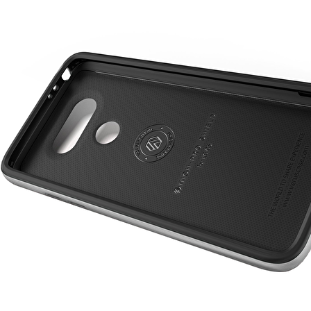 Verus LG G5 ile Uyumlu High Pro Shield Kılıf Light Silver