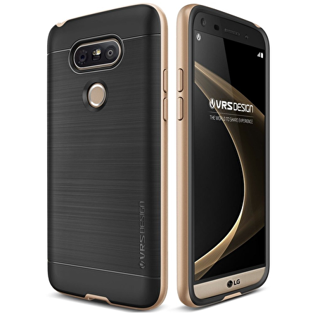 Verus LG G5 ile Uyumlu High Pro Shield Kılıf Shine Gold