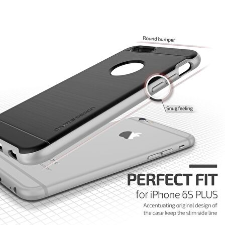 Verus iPhone 6/ 6S Plus Kılıf New High Pro Shield  Light Silver