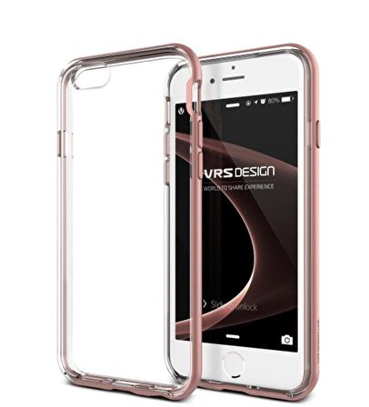 Verus iPhone 6 Plus/6S Plus New Crystal Bumper Kılıf Rose Gold