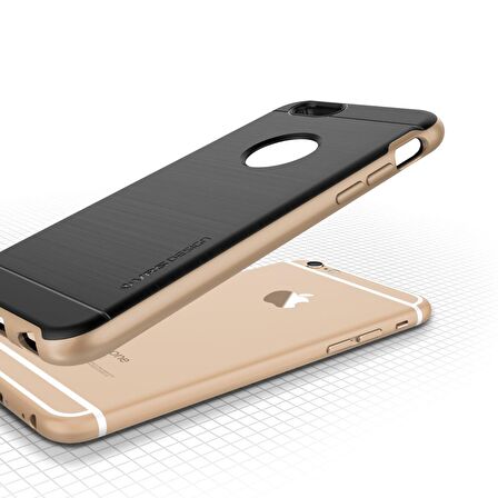 Verus iPhone 6/6S New High Pro Shield Series Kılıf Shine Gold