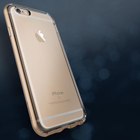 Verus iPhone 6/6S New Crystal Bumper Series Kılıf Shine Gold