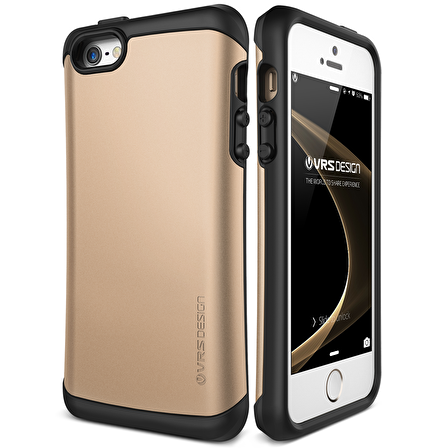 VRS iPhone 5SE Hard Drop Kılıf Shine Gold