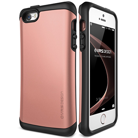 VRS iPhone 5SE Hard Drop Kılıf Rose Gold