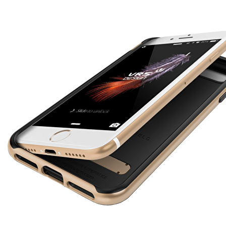 VRS iPhone 7 High Pro Shield Kılıf Shine Gold
